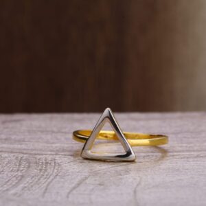 916 Gold Hallmark Exclusive Ladies Plain Ring LPR286