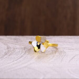 916 Gold Hallmark Designer Ladies Plain Ring LPR288