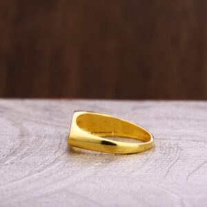 916 Gold Hallmark Classic Ladies Plain Ring LPR289