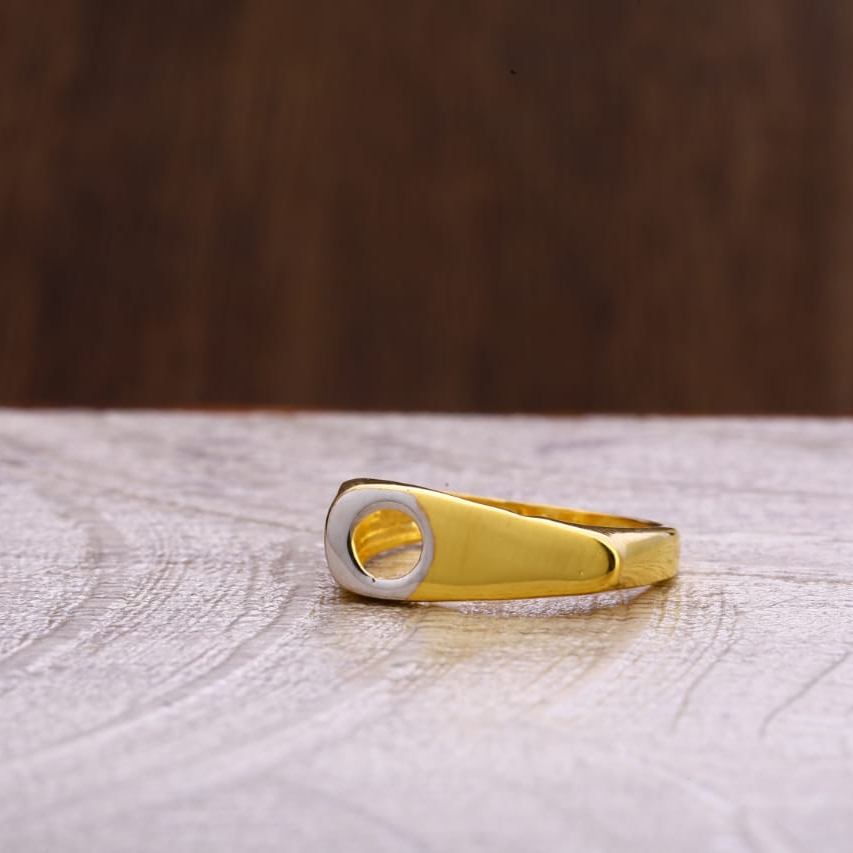 916 Gold Hallmark Classic Ladies Plain Ring LPR289