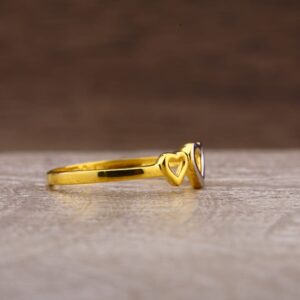 916 Gold Fancy Ladies Plain Ring LPR492