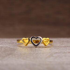 916 Gold Fancy Ladies Plain Ring LPR492