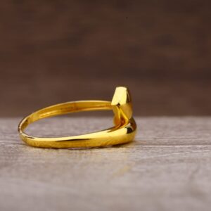 916 Gold Exclusive Ladies Plain Ring LPR495