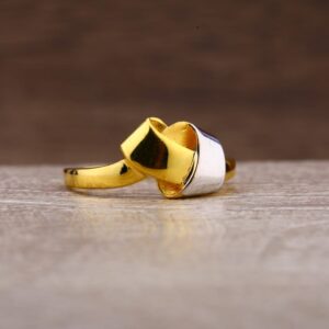 916 Gold Exclusive Ladies Plain Ring LPR495