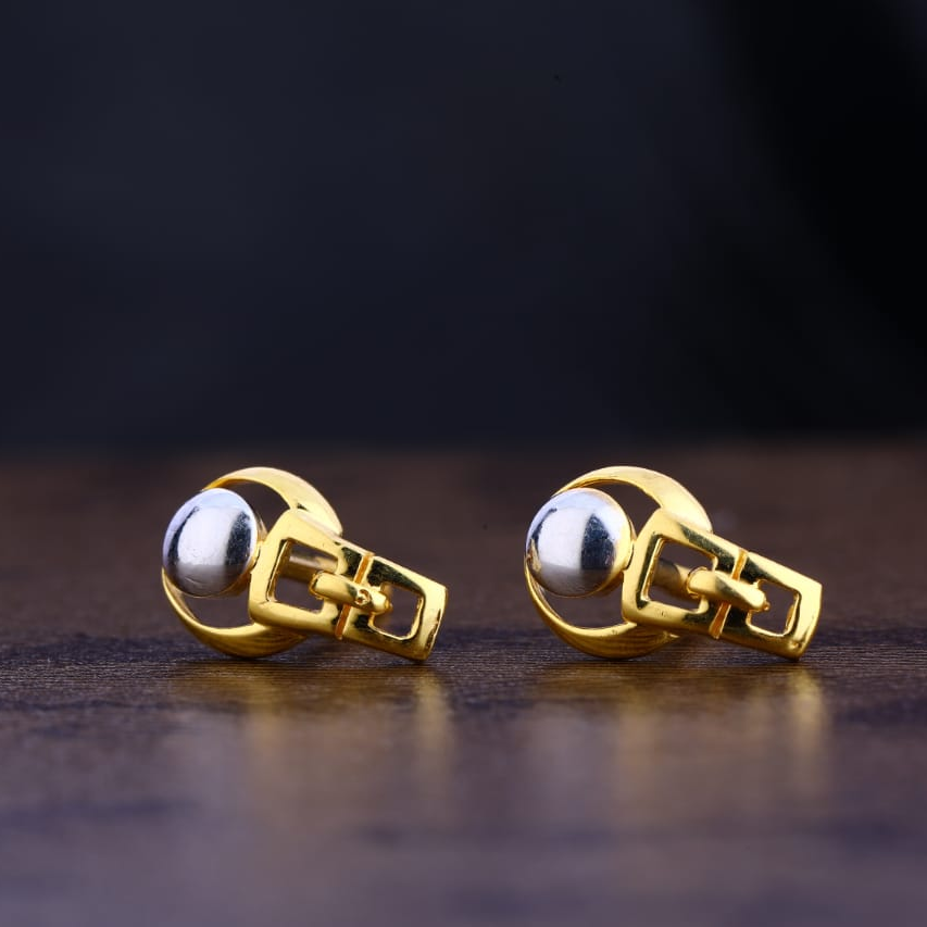 22KT Gold CZ Hallmark Exclusive Ladies Plain Earring LPE293