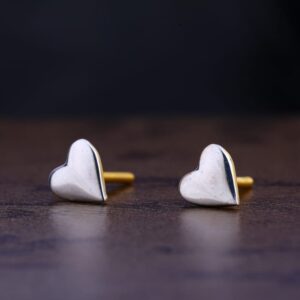 22KT Gold CZ Hallmark Designer Ladies Plain Earring LPE295