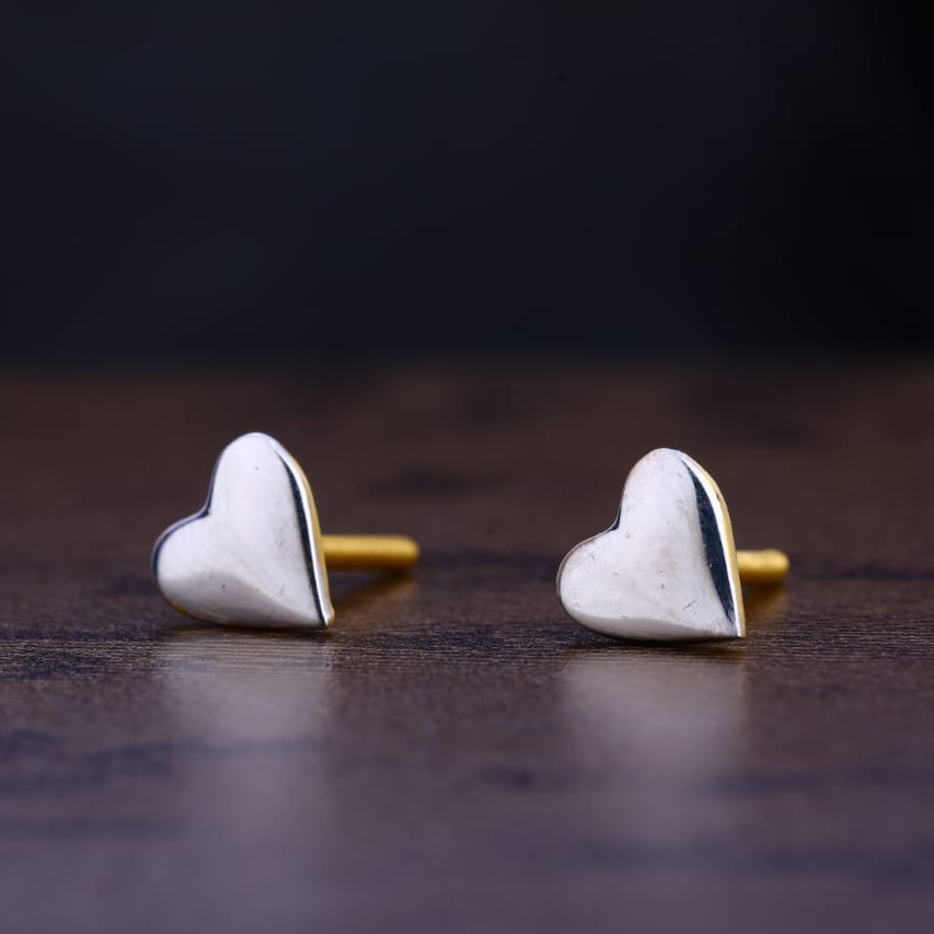 22KT Gold CZ Hallmark Designer Ladies Plain Earring LPE295