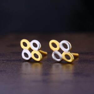 22KT Gold CZ Hallmark Ladies Plain Earring LPE290