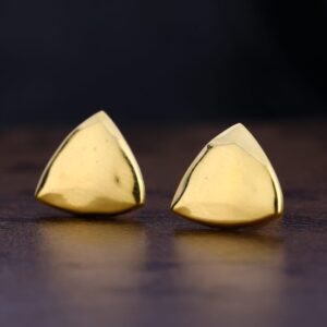 22KT Gold CZ Gorgeous Ladies Plain Earring LPE291