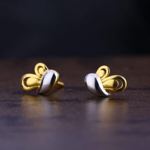 916 Gold Exclusive Ladies Plain Earring LPE276