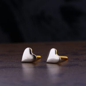 916 Gold CZ Hallmark Exclusive Ladies Plain Earring LPE252
