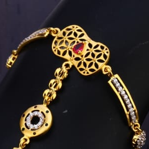 916 Gold CZ Stylish Ladies Hathpan HP38