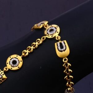 916 Gold CZ Fancy Ladies Hathpan HP39