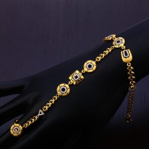 916 Gold CZ Fancy Ladies Hathpan HP39