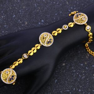 916 Gold CZ Delicate Ladies Hathpan HP52