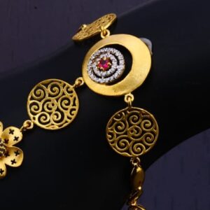 916 Gold CZ Delicate Ladies Hathpan HP34