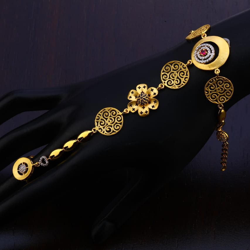916 Gold CZ Delicate Ladies Hathpan HP34