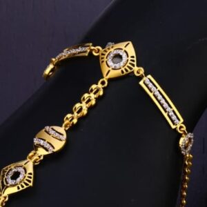 916 Gold CZ Classic Ladies Hathpan HP36