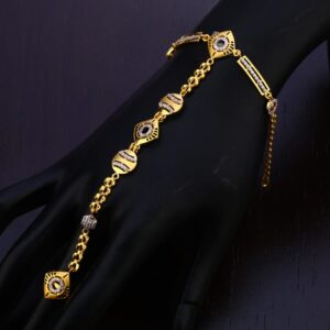 916 Gold CZ Classic Ladies Hathpan HP36