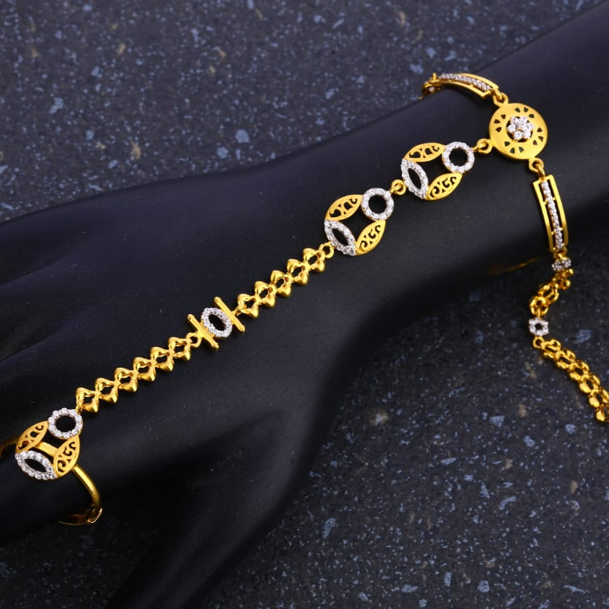 916 Gold Hallmark Fancy Ladies Hathpan HP47
