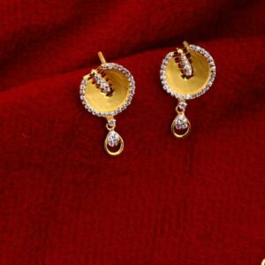 916 Gold CZ Delicate Ladies Chain Necklace set CN257