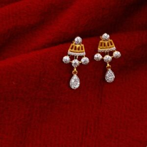 916 Gold CZ Designer Ladies Chain Necklace set CN256