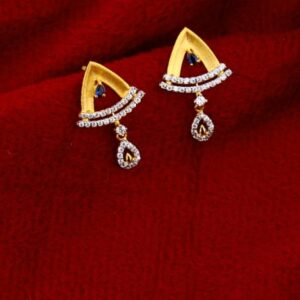 916 Gold CZ Ladies Chain Necklace set CN271