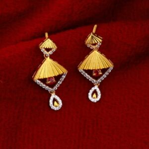 916 Gold Hallmark Stylish Ladies Chain Necklace set CN262