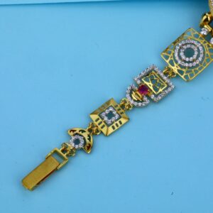 750 Rose Gold CZ Designer Ladies Watch LW05