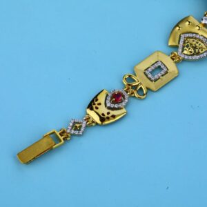 750 Rose Gold CZ Classic Ladies Watch LW04