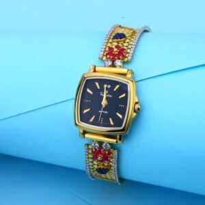 750 Rose Gold Hallmark Stylish Ladies Watch LW12