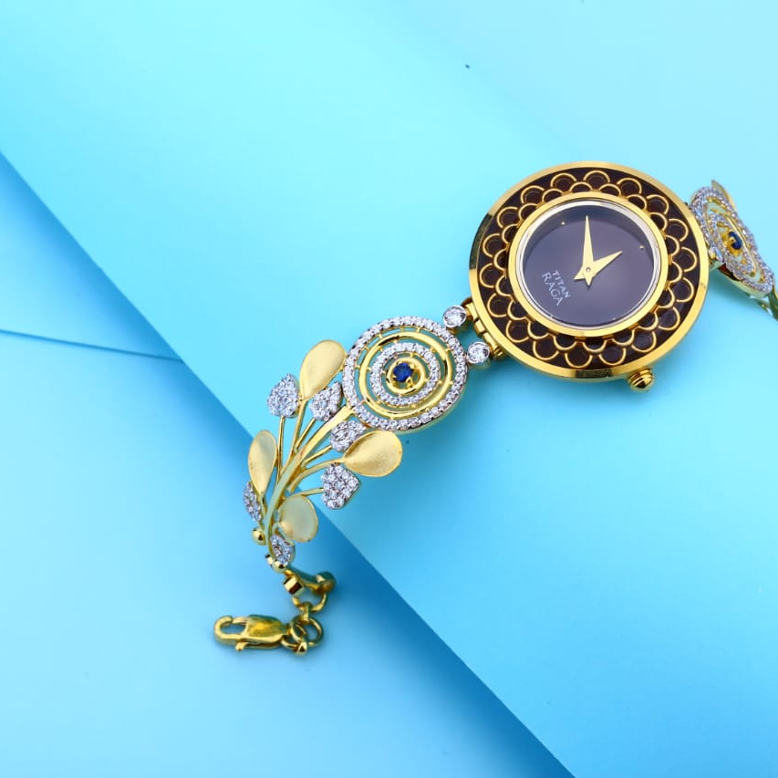 750 Rose Gold Hallmark Delicate Ladies Watch LW08