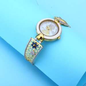 750 rose gold hallmark classic ladies watch lw06