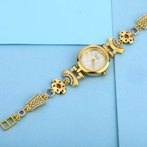 750 Rose Gold Stylish Ladies Watch LW14