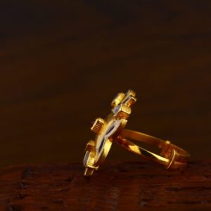 916 Gold CZ Antique Fancy Ladies Ring LAR125