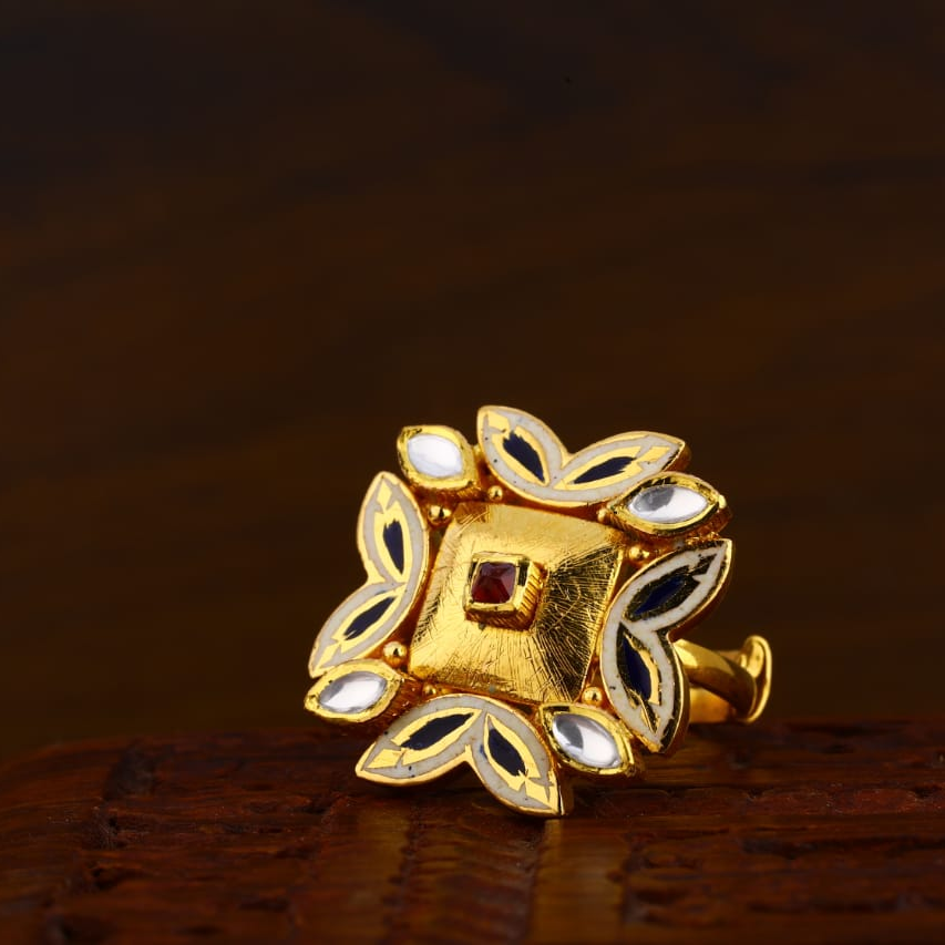 916 Gold CZ Antique Fancy Ladies Ring LAR125
