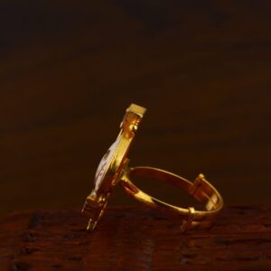 916 Gold CZ Antique Exclusive Ladies Ring LAR124