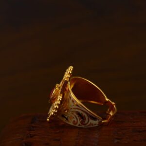 916 Gold CZ Antique Stylish Ladies Ring LAR123