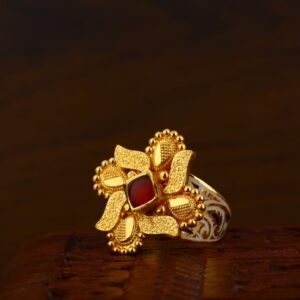 916 Gold CZ Antique Stylish Ladies Ring LAR123