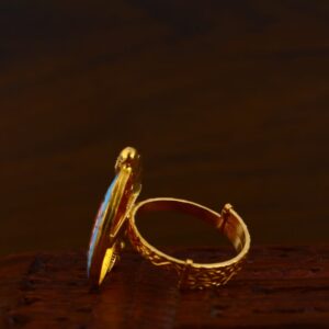 916 Gold CZ Antique Gorgeous Ladies Ring LAR121