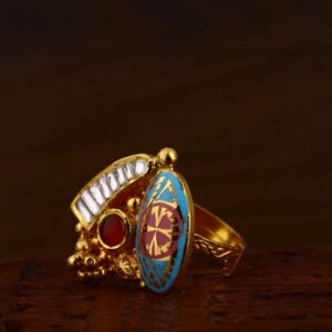 916 Gold CZ Antique Gorgeous Ladies Ring LAR121
