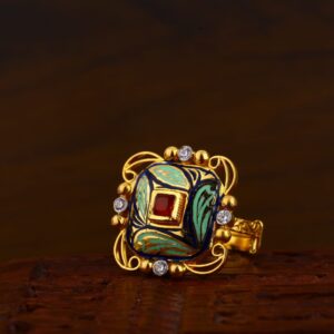 916 Gold Hallmark Antique Stylish Ladies Ring LAR137