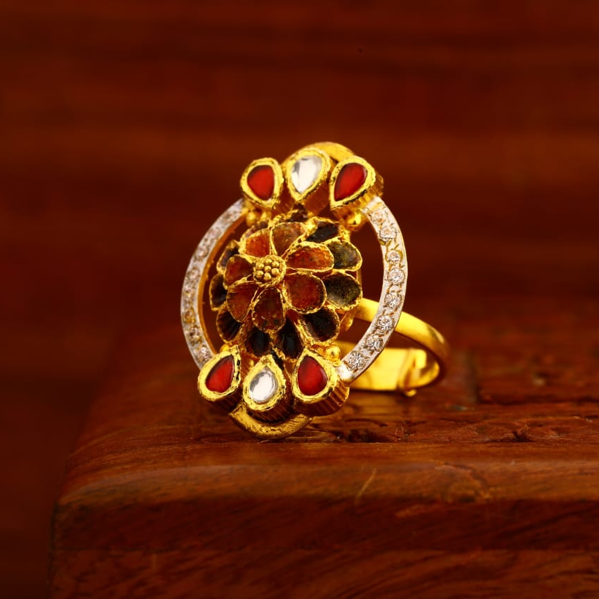 916 Gold Hallmark Antique Ladies Ring LAR241