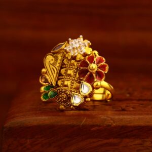 916 Gold Antique Classic Ladies Ring LAR234