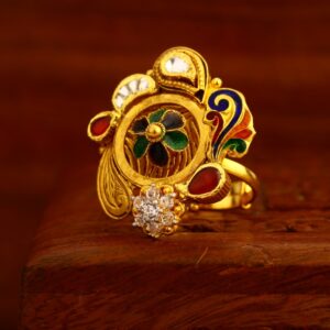 916 Gold Antique Ladies Ring LAR225
