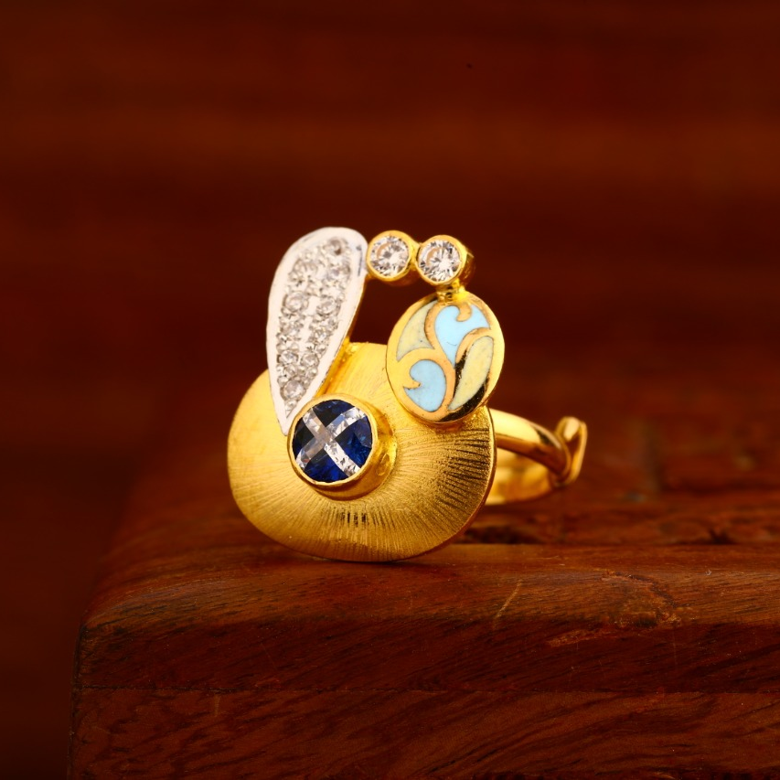 22CT Gold Hallmark Antique Delicate Ladies Ring LAR195