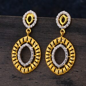 22CT Gold CZ Ladies Stylish  Jhummar Earring LJE298