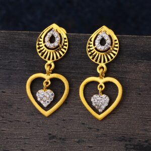 22CT Gold CZ Ladies Exclusive Jhummar Earring LJE295