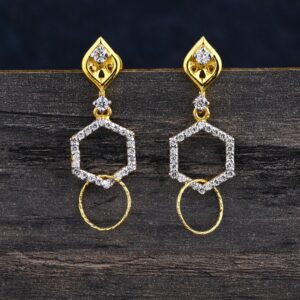 22KT CZ  Gold Hallmark Women's  Jhummar Earring LJE368