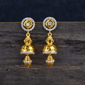 916 Gold Hallmark Women's  Gorgeous Jhummar Earring LJE353